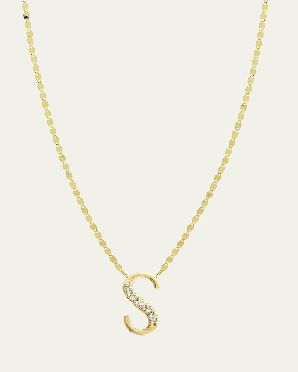 Get Personal Initial Pendant Necklace with Diamonds Product Image