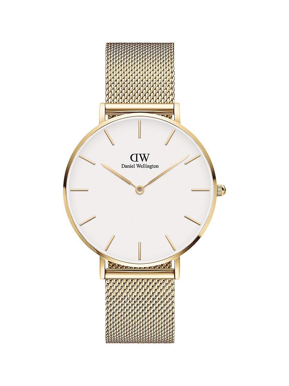 Daniel Wellington Womens Petite Melrose Rose Gold-Tone Stainless Steel Watch 36mm Product Image