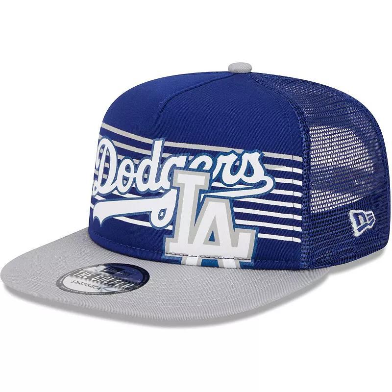 Mens New Era Royal Los Angeles Dodgers Speed Golfer Trucker Snapback Hat Product Image