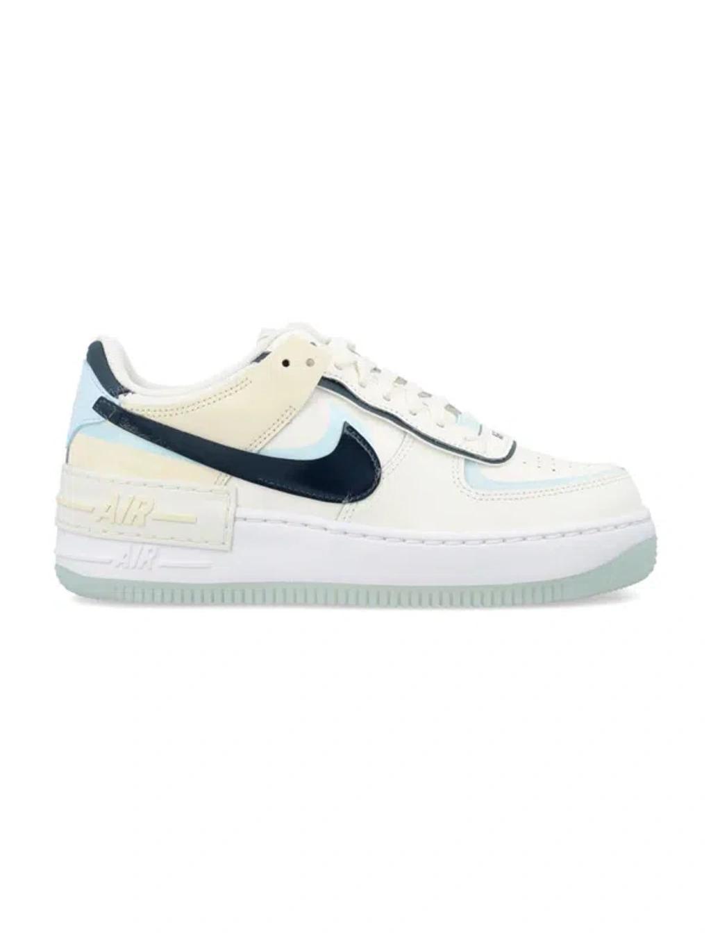 NIKE Women's Air Force 1 Shadow Shoes In Sail/armory Navy/glacier Blue Product Image