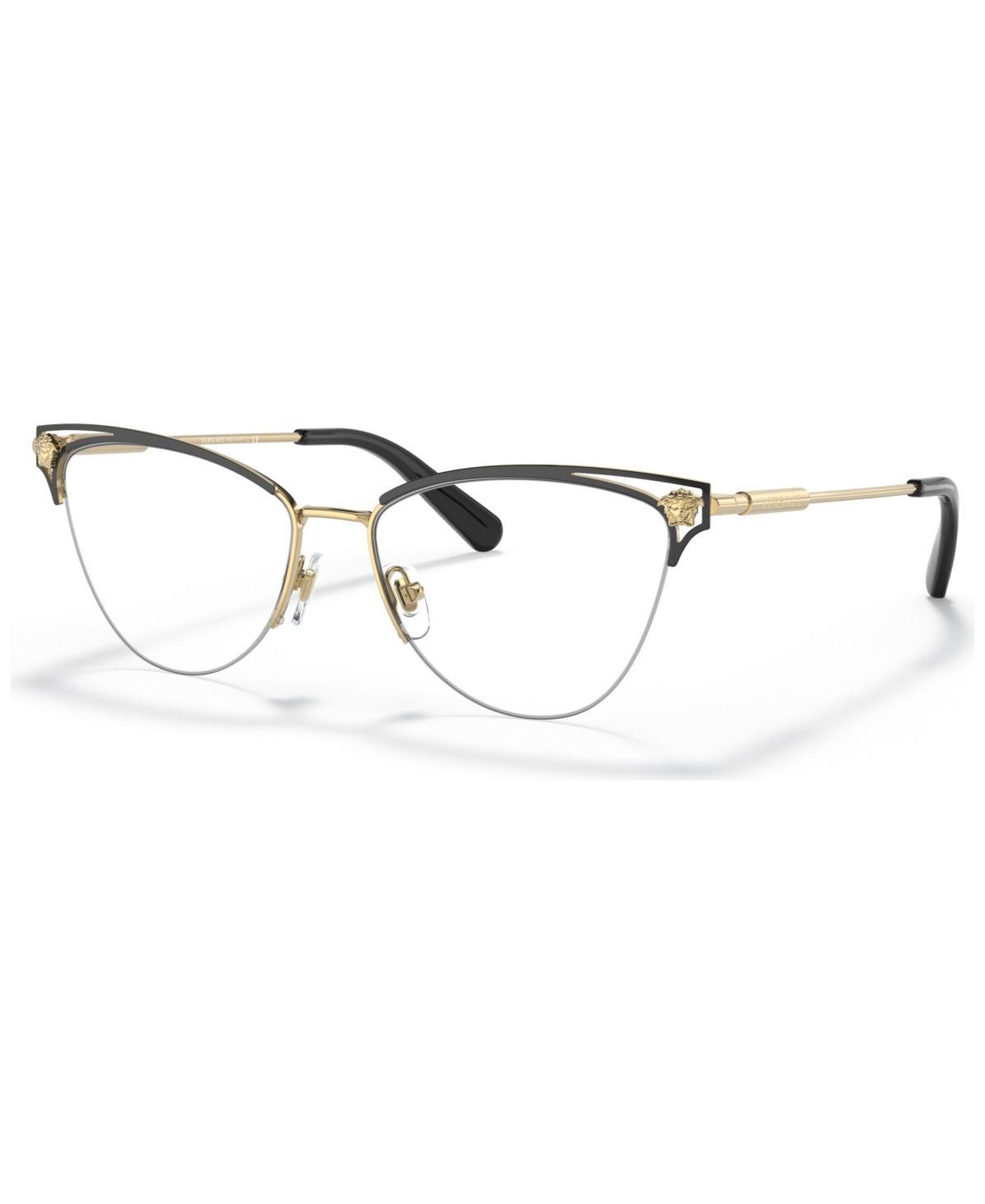 Versace Womens Cat Eye Eyeglasses, VE128055-o - Pale Gold Tone Product Image