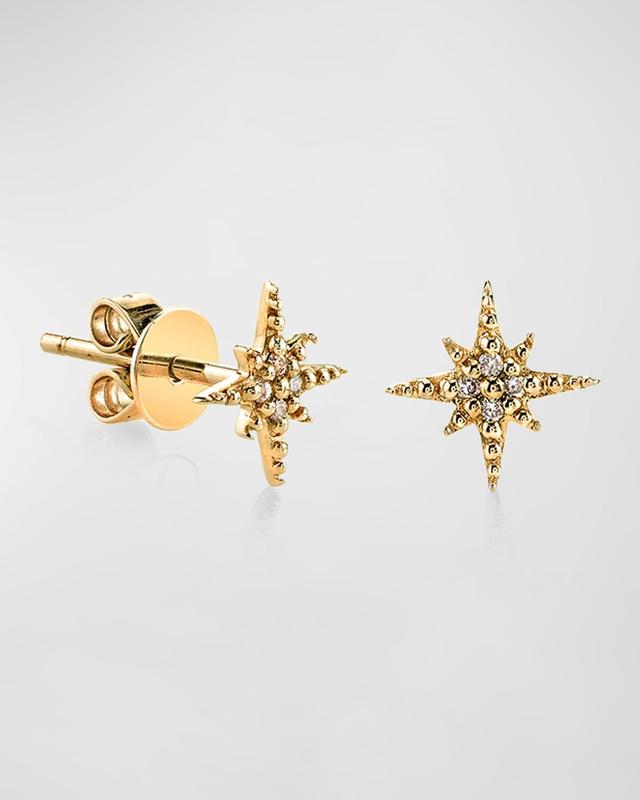 Starburst Diamond Single Stud Earring Product Image