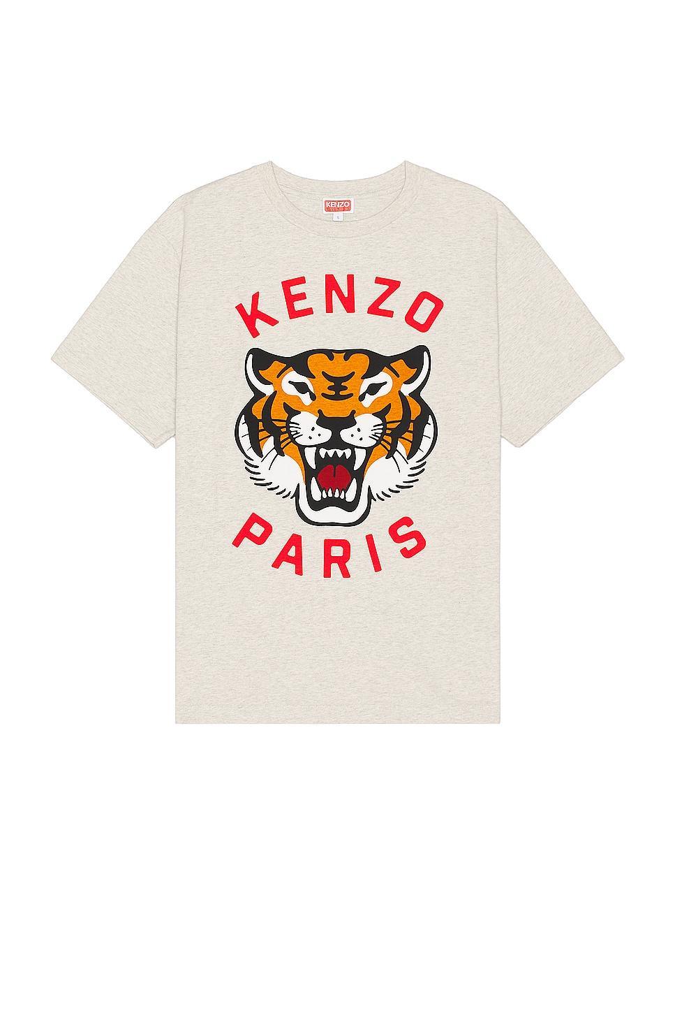 KENZO Lucky Tiger Oversize Cotton Graphic T-Shirt Product Image