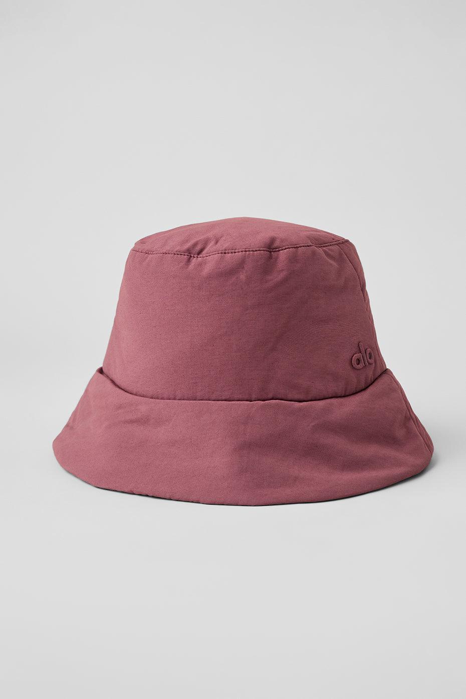 Good Shade Puffer Bucket Hat - Burgundy Truffle Product Image