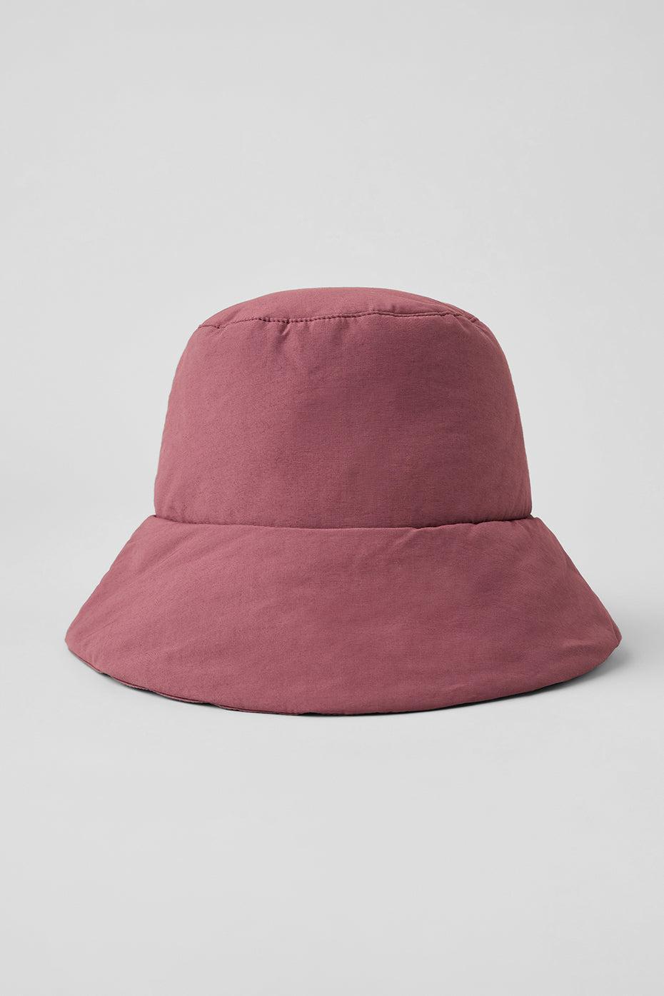 Good Shade Puffer Bucket Hat - Burgundy Truffle Product Image