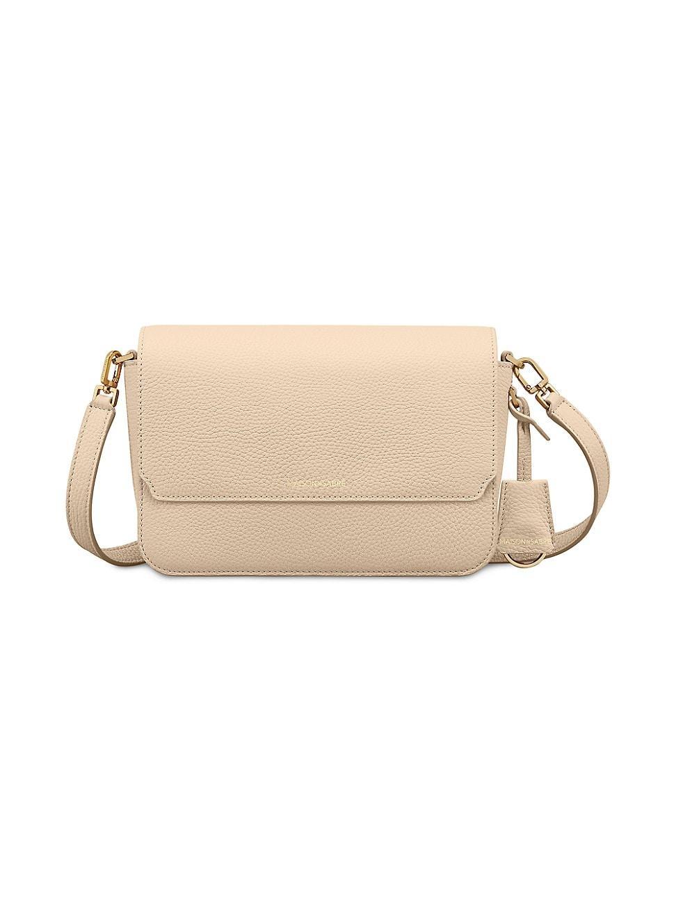 Womens Medium Leather Flap Bag Product Image