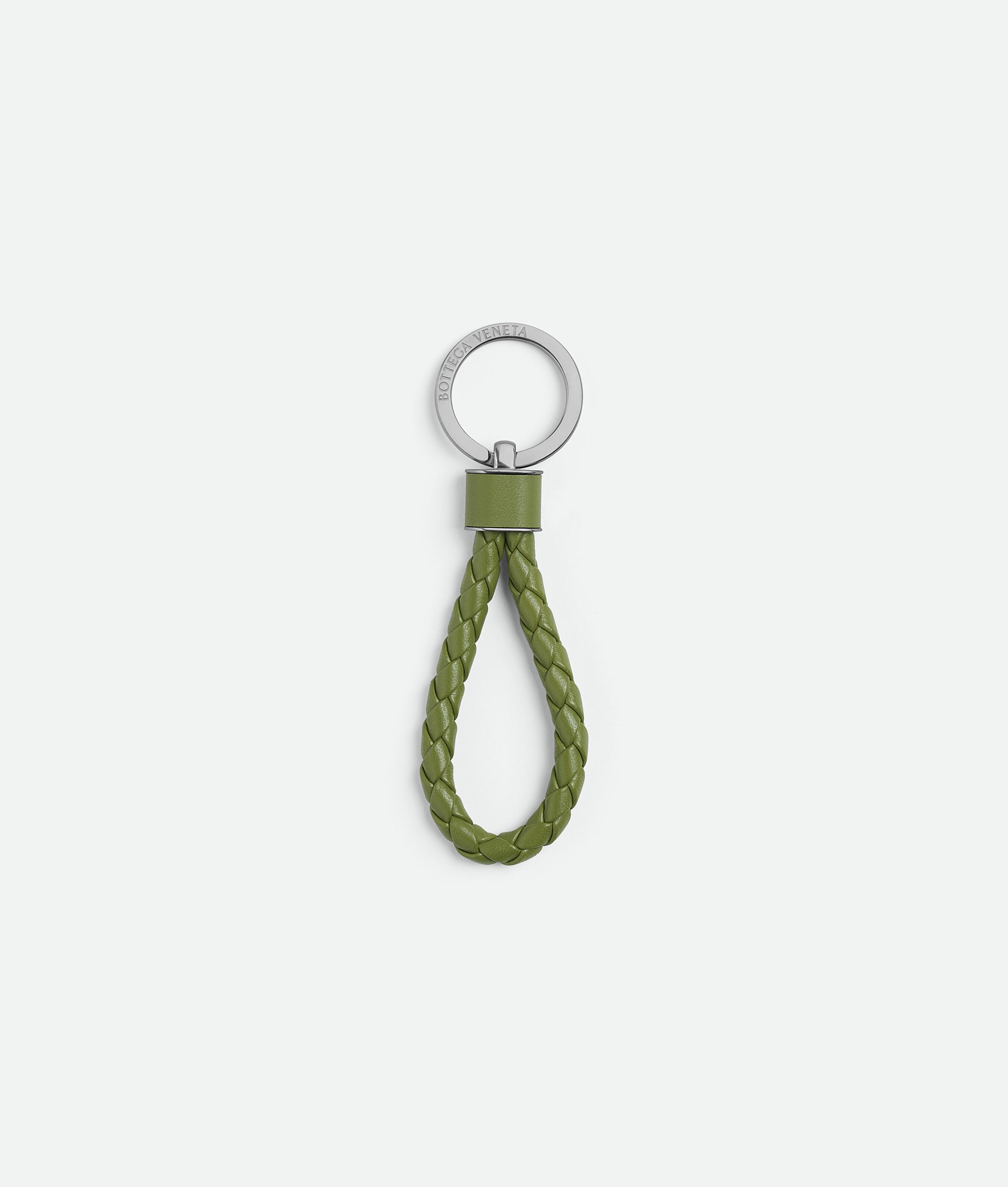 Men's Intreccio Key Ring in Tea leaf Product Image