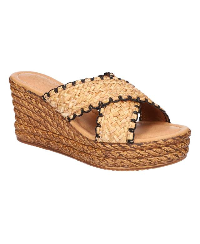 Bella Vita Womens Geo-Italy Wedge Sandals Product Image