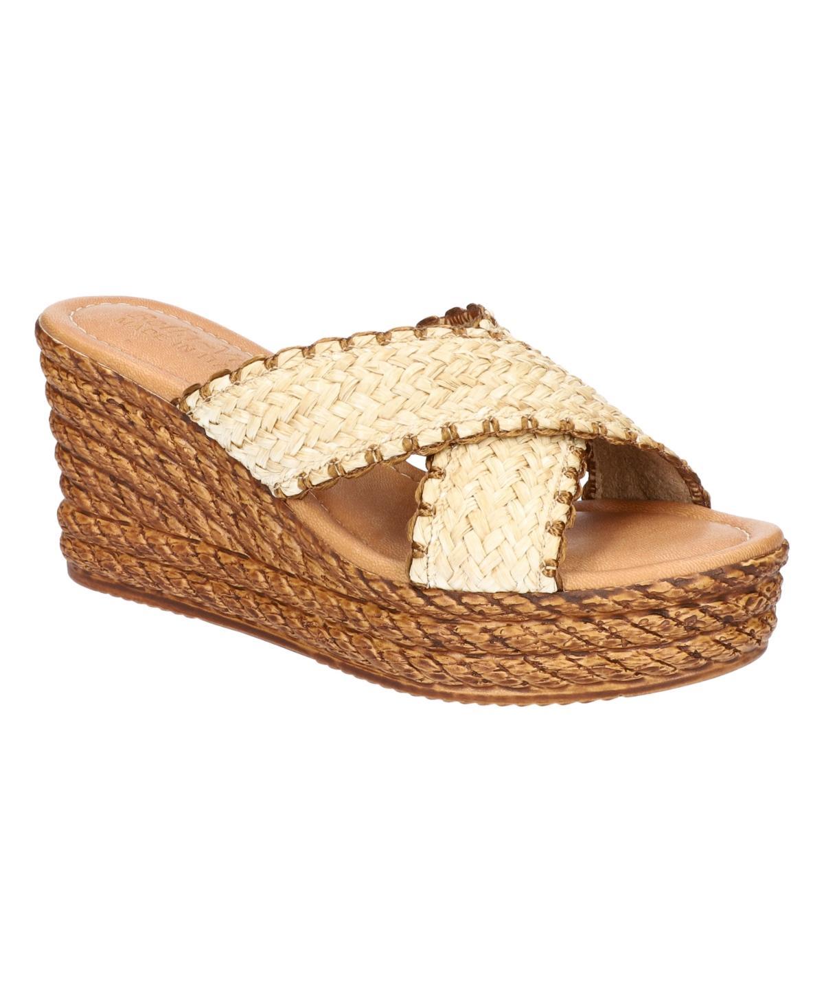 Bella Vita Womens Geo-Italy Wedge Sandals Product Image