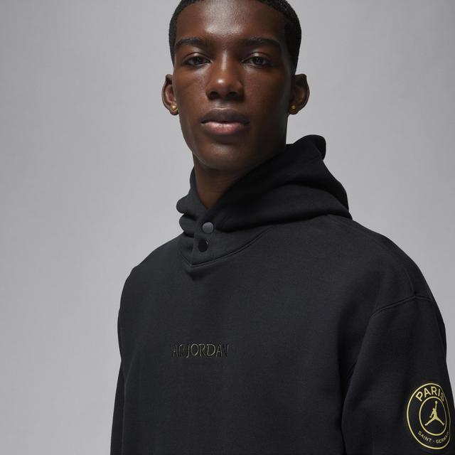 Nike Men's Paris Saint-Germain Wordmark Fleece Pullover Hoodie Product Image