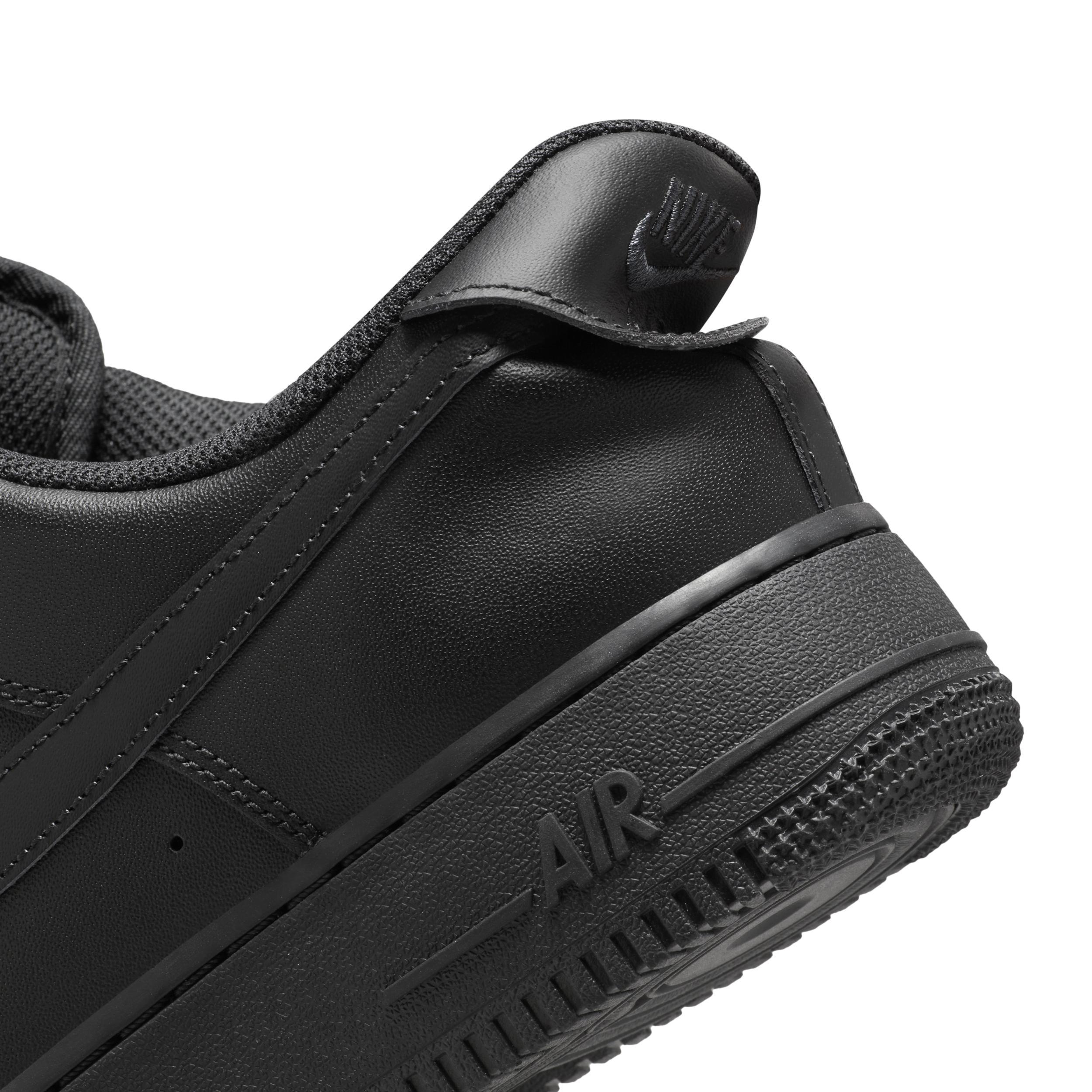 Nike Mens Air Force 1 07 Flyease - Basketball Shoes Black/Black/Black Product Image