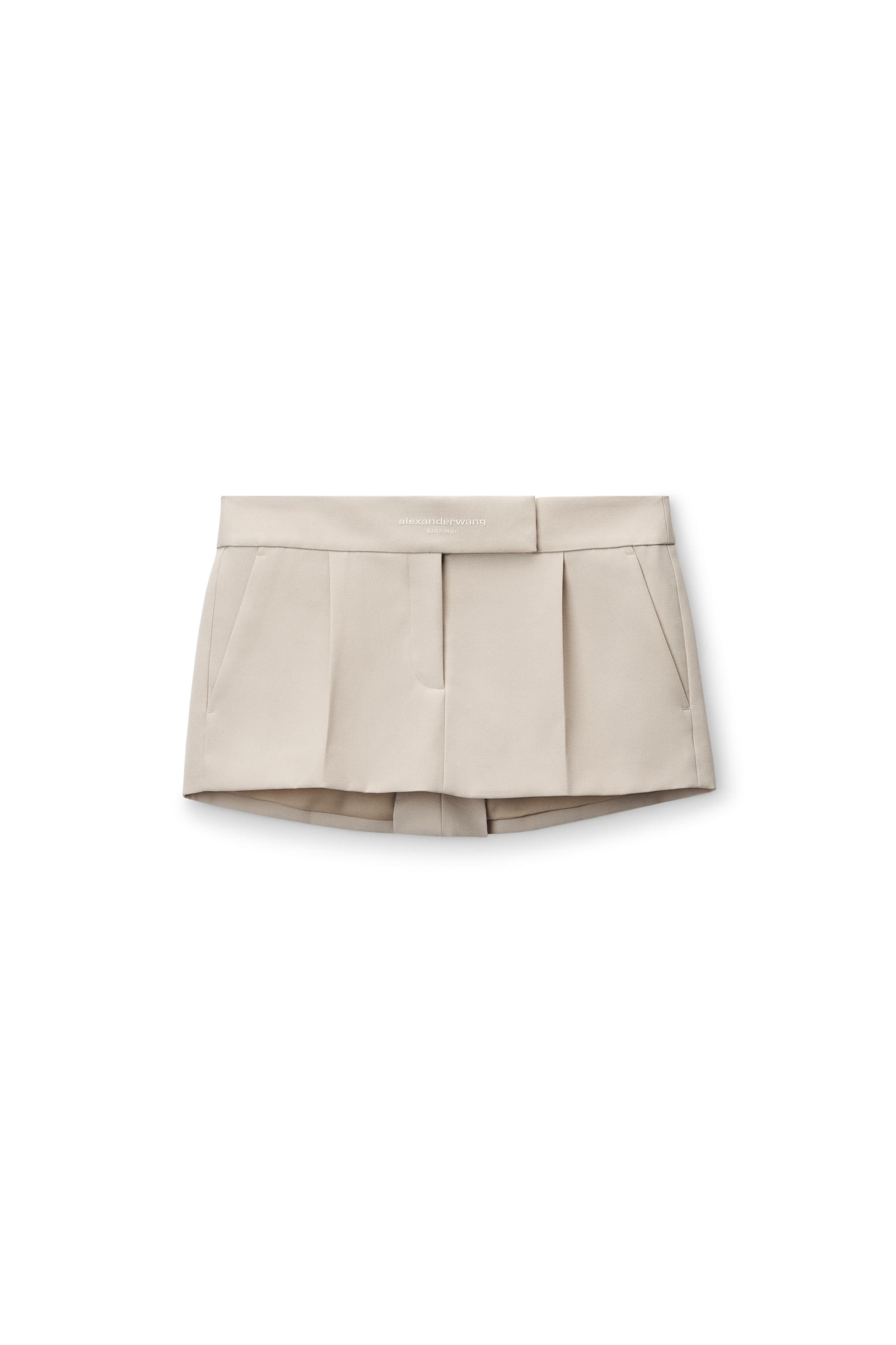 Tailored Mini Skort In Wool Tailoring product image