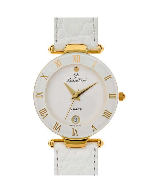 Mathey Tissot Womens Classic White Dial Watch - K233M - White Product Image