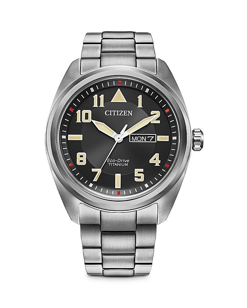 Men's Citizen Eco-DriveÂ® Garrison Super Titaniumâ¢ Watch with Black Dial (Model: Bm8560-53E) Product Image