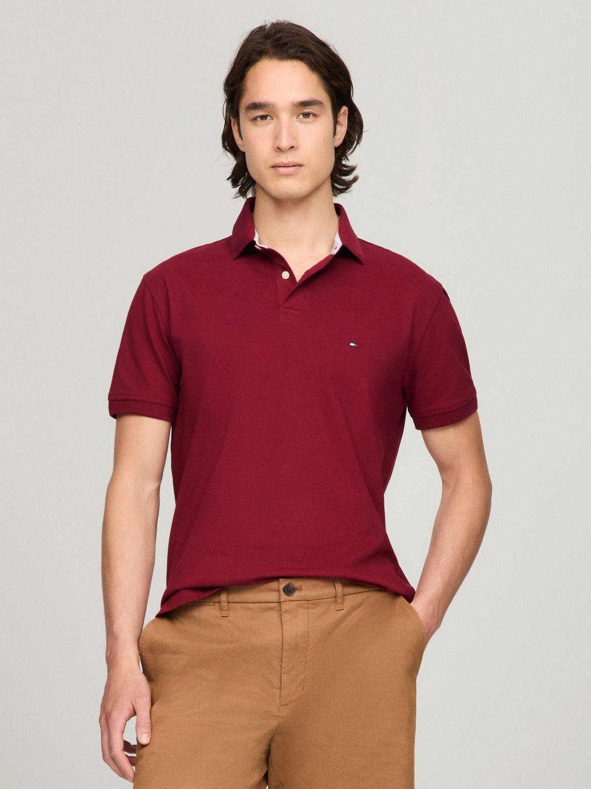 Tommy Hilfiger Men's Stretch Regular Fit Tommy Polo Product Image