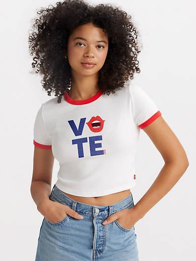 Levi's® Vote Ringer Mini T-Shirt Product Image