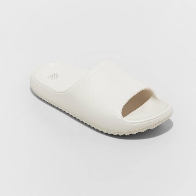 Womens Robbie Slide Sandals - Wild Fable Off-White 11 Product Image
