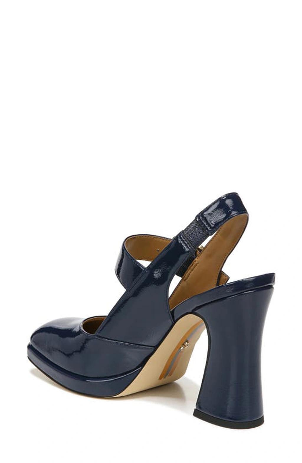 SAM EDELMAN Jildie Platform Slingback Sandal In Navy Product Image