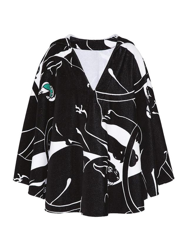 Womens Panther Terry Cotton Cape Product Image