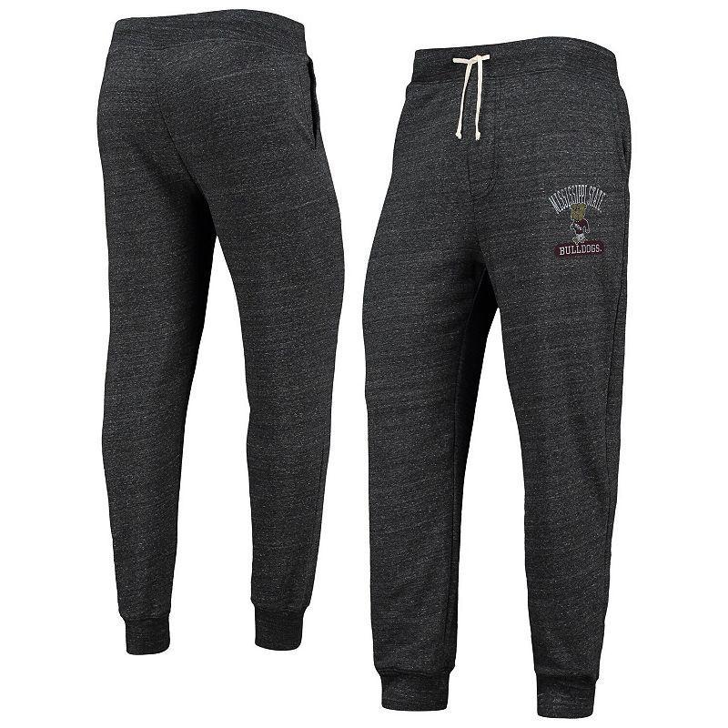 Mens Alternative Apparel Heathered Black Mississippi State Bulldogs Dodgeball Tri-Blend Pants Product Image