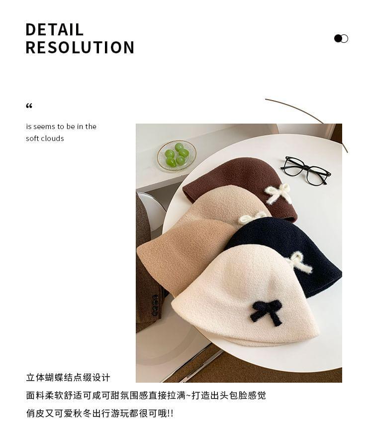 Bow Cloche Hat Product Image