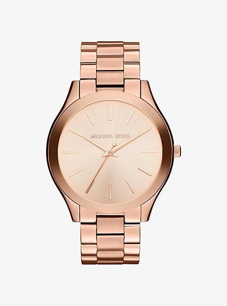 Oversized Pavé Logo -Tone Watch Product Image