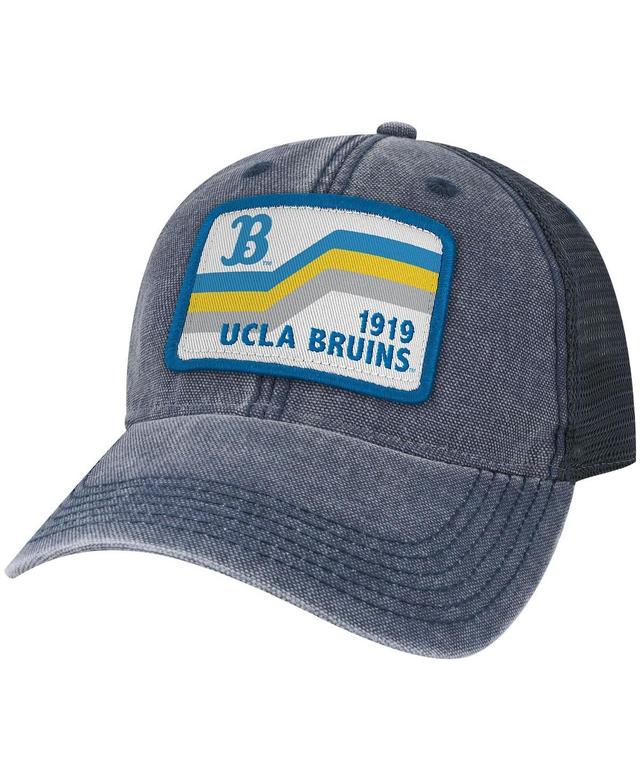 Mens Navy Ucla Bruins Sun & Bars Dashboard Trucker Snapback Hat Product Image