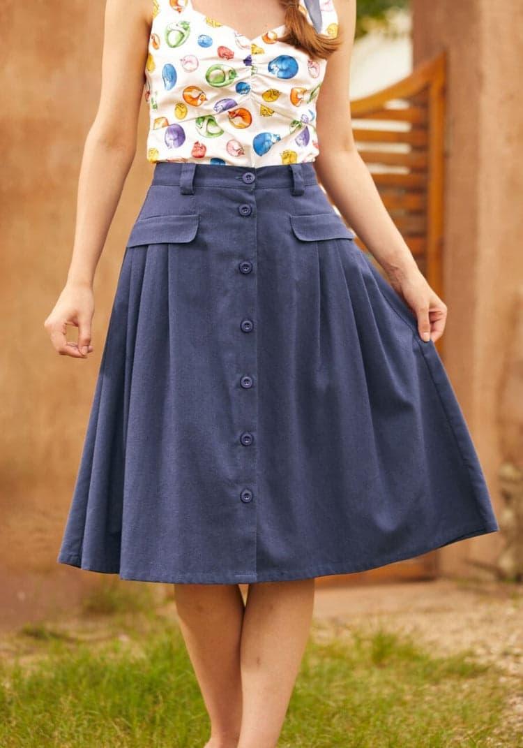 Effortless Feature Midi Skirt Product Image