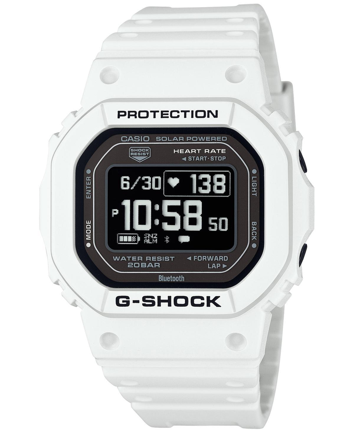 G-Shock Mens Digital White Resin Strap Watch 45mm, DWH5600-7 Product Image