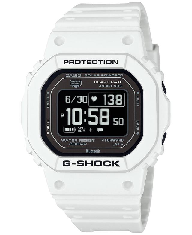 G-Shock Mens Digital White Resin Strap Watch 45mm, DWH5600-7 Product Image