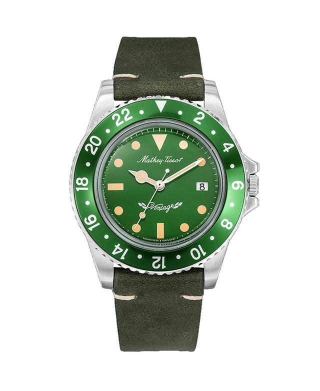 Mathey Tissot Mens Vintage Green Dial Watch - H900ALV Product Image