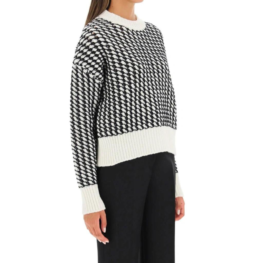 Wool Sweater In White Product Image