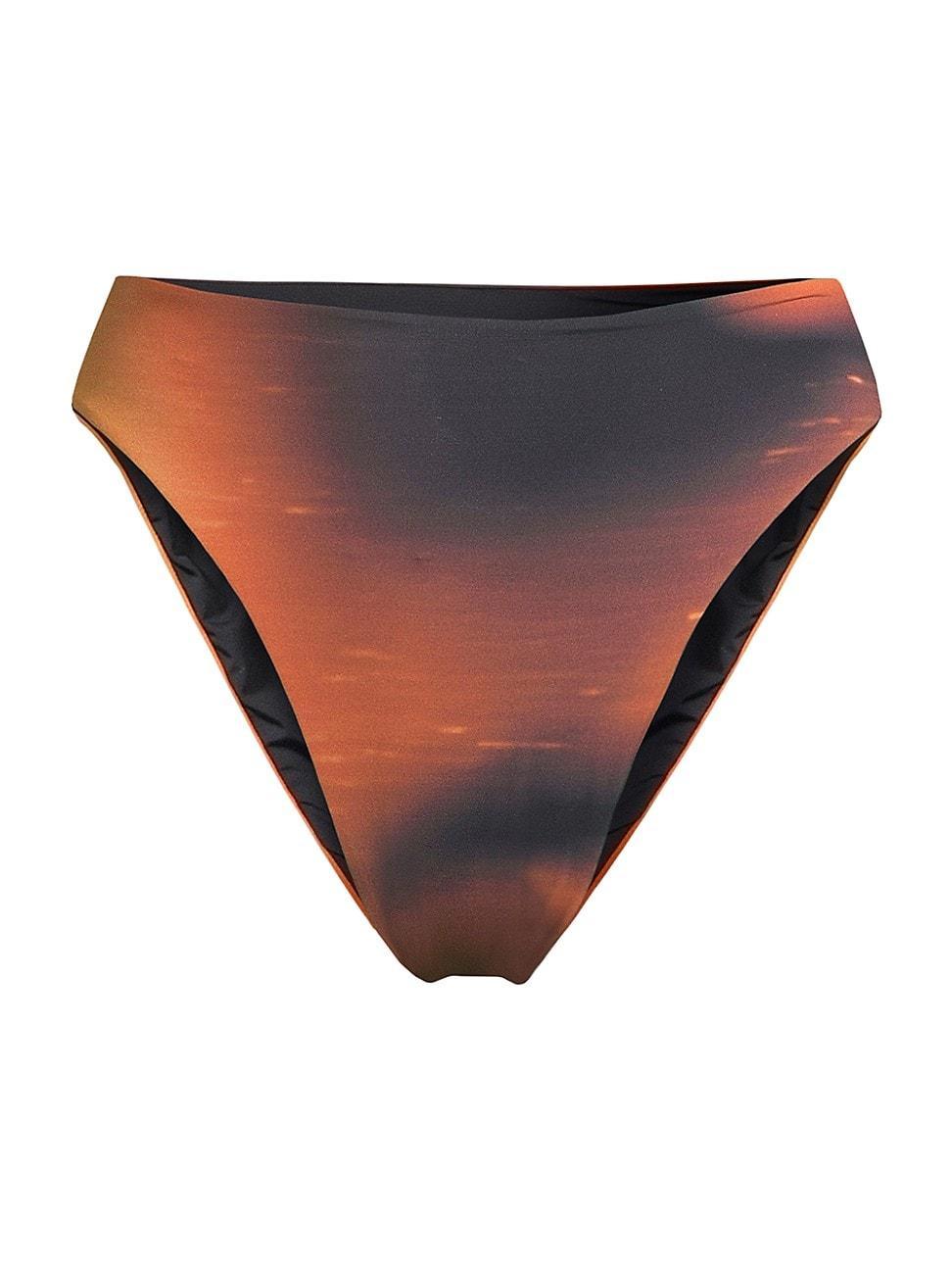 Womens Mah High-Rise Bikini Bottom Product Image