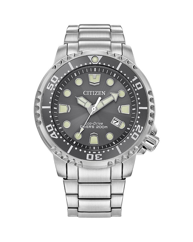 Men's Citizen Eco-DriveÂ® Promaster Marine Watch with Sunray Grey Dial (Model: Bn0167-50H) Product Image