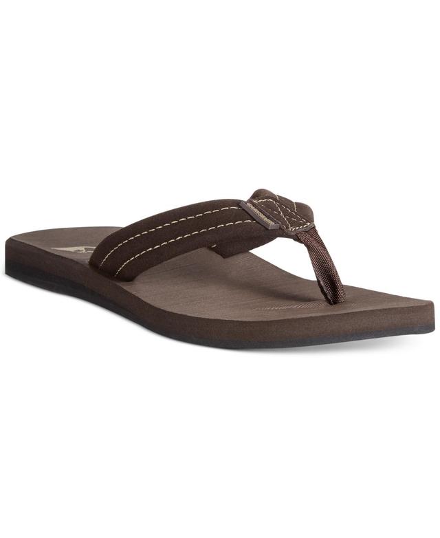 Quiksilver Mens Carver Suede Flip Flops Product Image