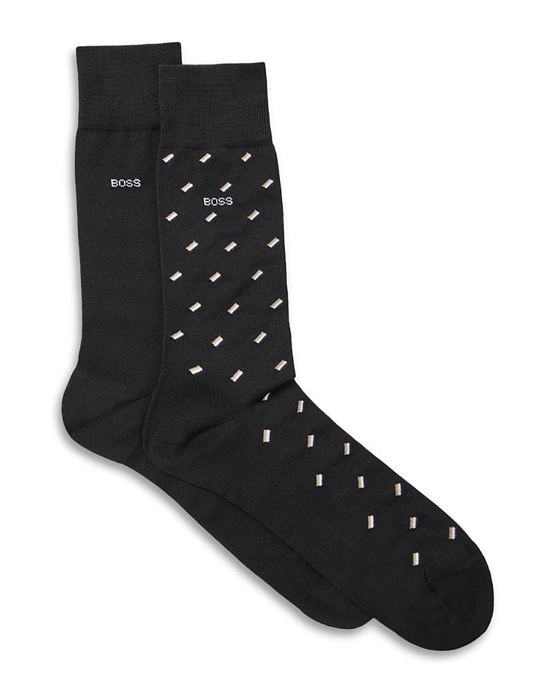 Boss Mens Mini Pattern Socks, Pack of 2 Product Image