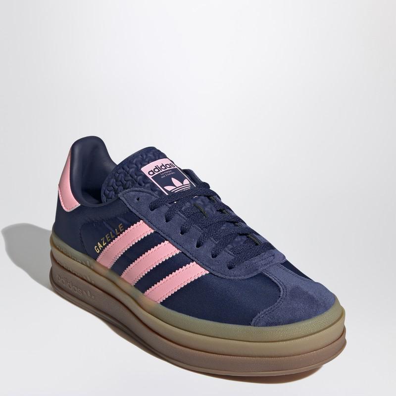 ADIDAS ORIGINALS Womens  Gazelle Bold In Dark Blue/pink Spark Product Image