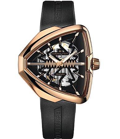 Hamilton Ventura Elvis80 Skeleton Automatic Rubber Strap Watch, 44.6mm Product Image