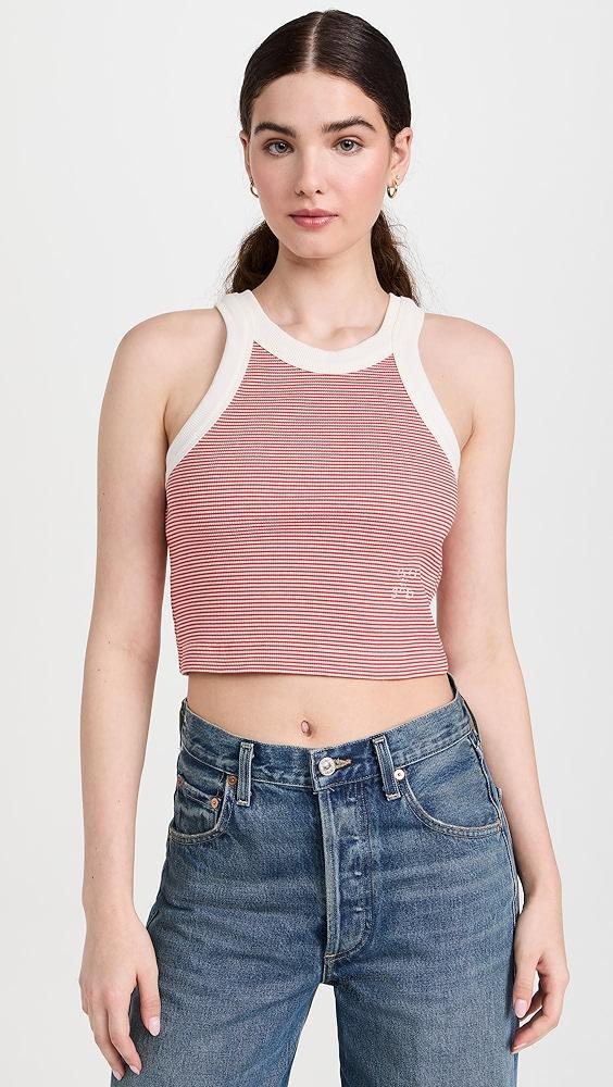 Closed Cropped Racer Tank Top | Shopbop Product Image