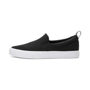 PUMA Bari Slip-On Comfort Women's Shoes in Black/Team Gold Product Image