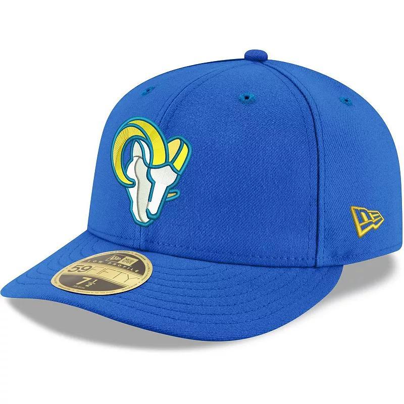 Mens New Era Royal Los Angeles Rams Omaha Low Profile 59FIFTY Fitted Team Hat Product Image