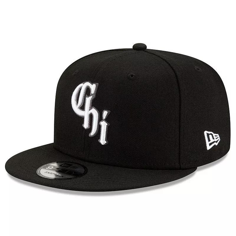 Mens New Era Black Chicago White Sox City Connect 9FIFTY Snapback Adjustable Hat Product Image