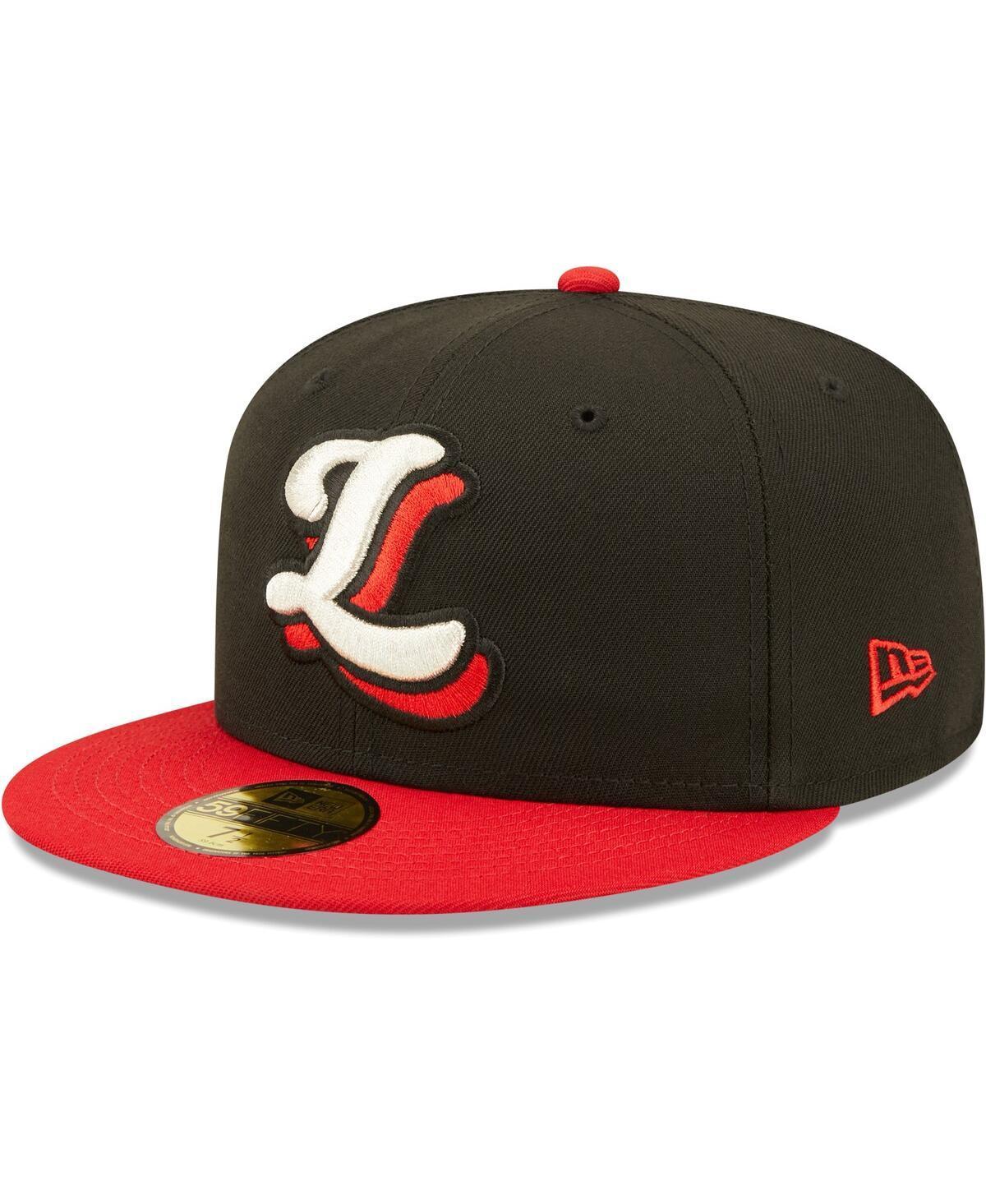 Mens New Era Black Lansing Lugnuts Authentic Collection Team 59FIFTY Fitted Hat Product Image