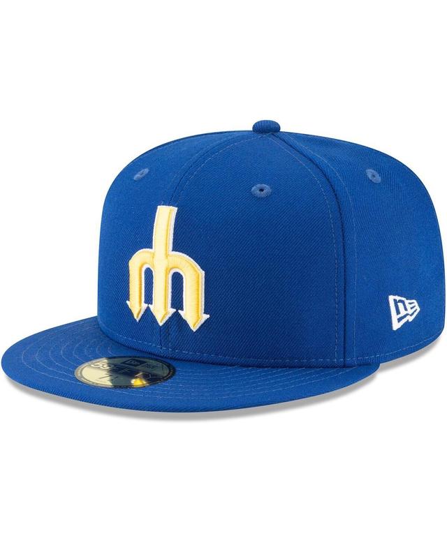 Mens New Era Seattle Mariners Cooperstown Collection Wool 59FIFTY Fitted Hat Product Image