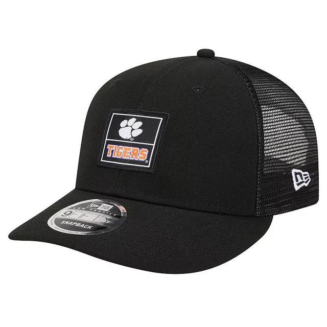 New Era Mens Black Clemson Tigers Labeled 9Fifty Snapback Hat Product Image