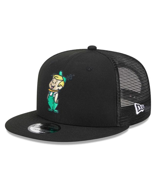 Mens New Era Black The Jetsons Elroy Jetson Trucker 9FIFTY Snapback Hat Product Image