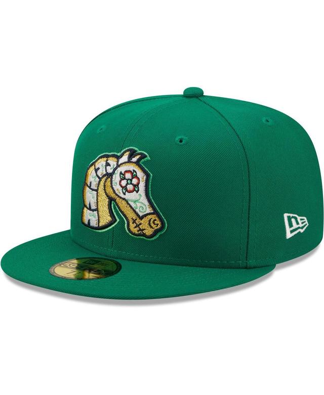 Mens New Era Green Caballeros de Charlotte Copa De La Diversion 59FIFTY Fitted Hat Product Image