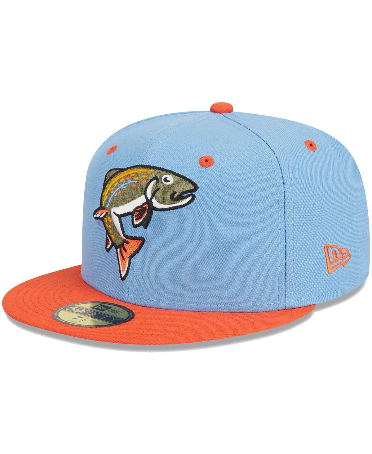 New Era Mens Light Blue Altoona Curve Theme Nights Altoona Brookies 59FIFTY Fitted Hat Product Image