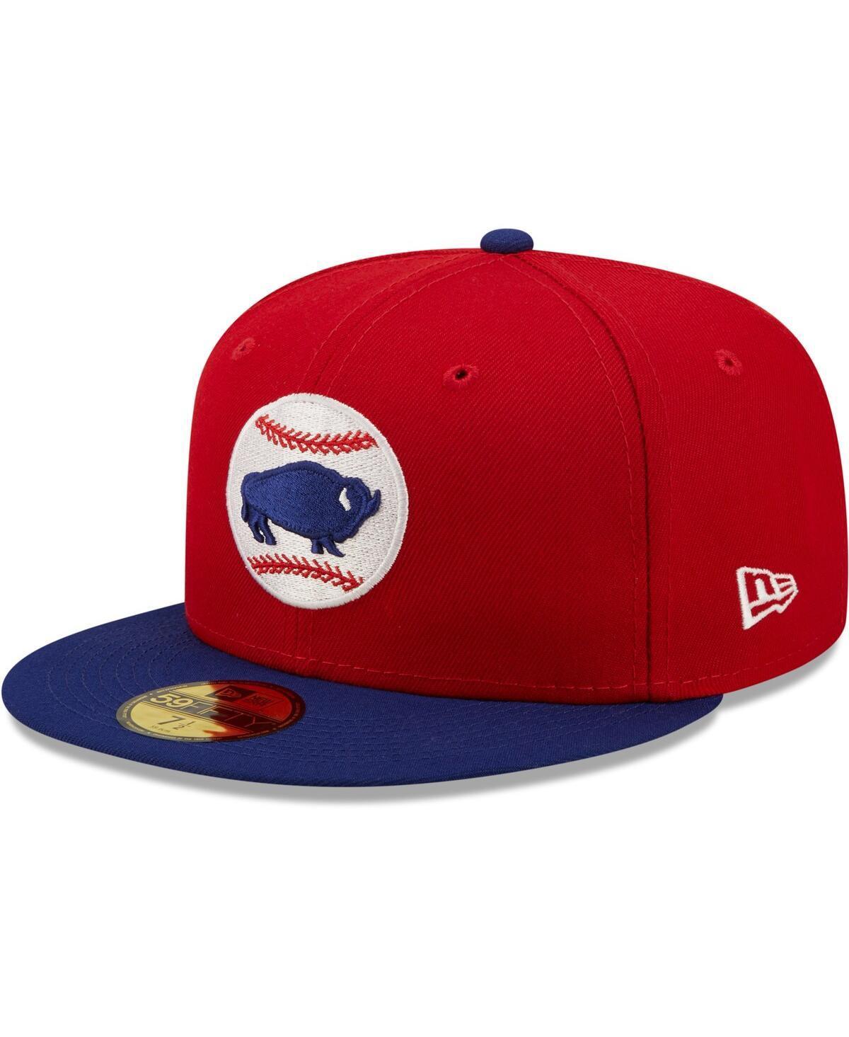 Mens New Era Royal Amarillo Sod Poodles Authentic Collection 59FIFTY Fitted Hat Product Image