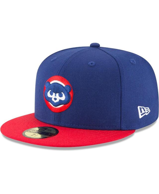 Mens New Era Royal Chicago Cubs Cooperstown Collection Wool 59FIFTY Fitted Hat Product Image